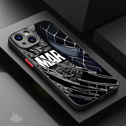 Marvel Black Spider-Man Phone Case for iPhone