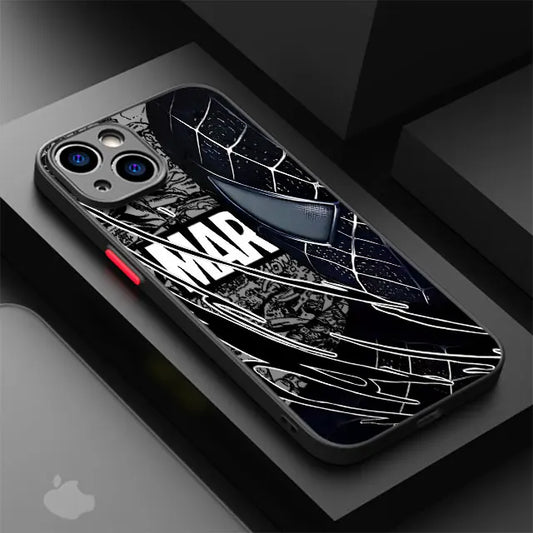 Marvel Black Spider-Man Phone Case for iPhone