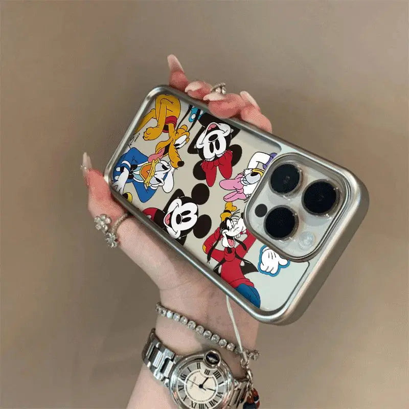 Disney Mickey Mouse Family Cartoon Soft Phone Case For iPhone
