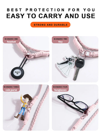 Lanyard Liquid Silicone Phone Case For iPhone