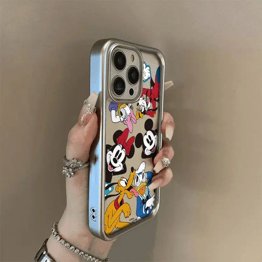 Disney Mickey Mouse Family Cartoon Soft Phone Case For iPhone