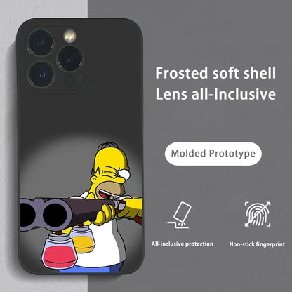 The Simpsons Deadpool Funny Phone Case For iPhone