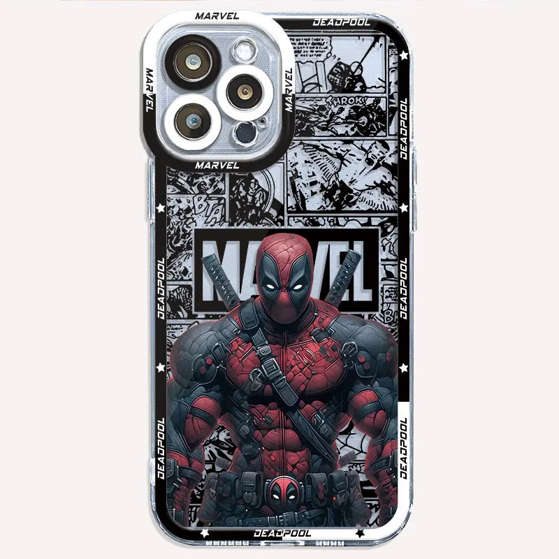 Marvel Deadpool Phone Case for Apple iPhone