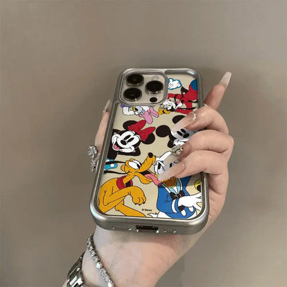 Disney Mickey Mouse Family Cartoon Soft Phone Case For iPhone