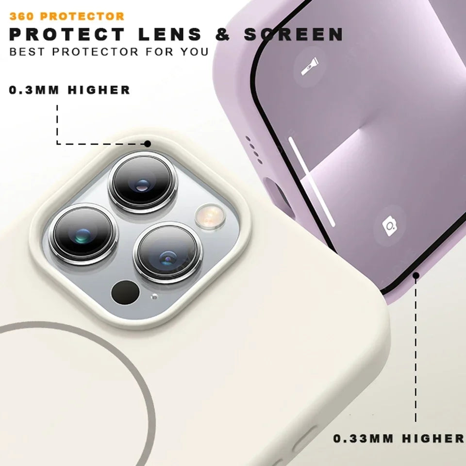 Lanyard Liquid Silicone Phone Case For iPhone