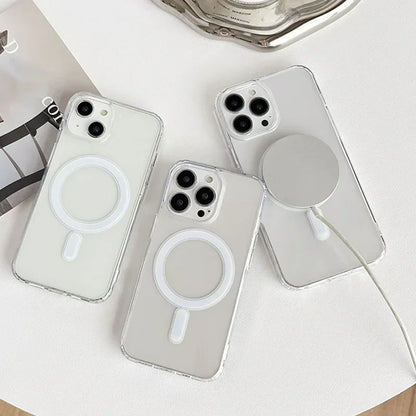 Shockproof Transparent Phone Cases For IPhone 17 16 15 Pro Max 14 13 12 11 Xr Xs SE2/SE3 Protective Clear Protection Back Covers